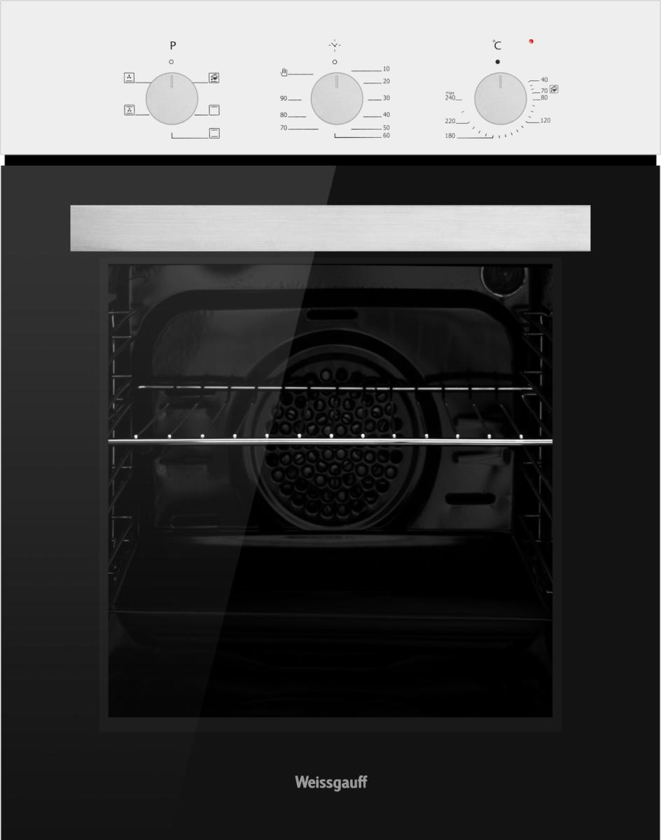 Электрический духовой шкаф weissgauff eov 695 pdw белый