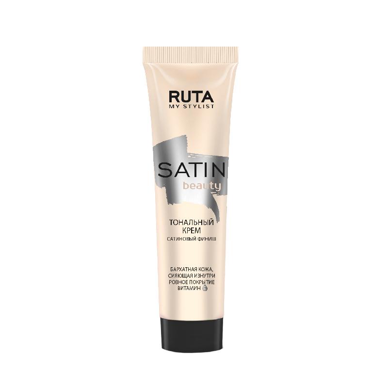 Сатиновый финиш. Крем тональный рута Satin 01. Ruta тональный крем сатиновый Satin Beauty. Тональный крем сатиновый финиш Ruta 05. Тональный крем Ruta Satin Beauty с сатиновым финишем (30 мл) - 02 розовый бежевый.