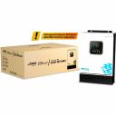 Дополнительные технические характеристики: Настенный монтаж Смешивание источников электрической энергии (солнце / вх. сеть) 2 независимых выхода позволяют разделить нагрузку по приоритету Чистый синус при работе от аккумуляторов Работа со всеми типами стационарных аккумуляторов (AGM, GEL, LiFePO4) Умное зарядное устройство с широким диапазоном значений зарядного тока от 2А Встроенный мощный MPPT контроллер солнечных панелей Возможность работы как солнечная электростанция без аккумуляторов Автозапуск после восстановления сети / Холодный старт Настройка и мониторинг параметров работы с дисплея BMS, сухие контакты по напряжению батарей