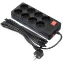 Сетевой фильтр Buro 800SH-1.8-B 1.8 м, 8 розеток, черный