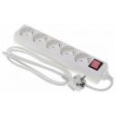 Удлинитель Buro BU-PS5.1/W, 5 розеток, с/з, 7А / 1500 Вт 5 1.5 м 1.5 кв. мм 530 мм 330 мм 370 мм белый