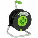 KAT-2x1.5-50m Удлинитель силовой ЭРА GREEN LINE KAT-2x1.5-50m Greenline на катушке пластик 4 розетки без заземления 50м ПВС 2x1.5мм2, цена за 1 шт