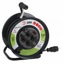 RMx-4es-3x1.5-50m-IP44(KG) Удлинитель силовой ЭРА RMx-4es-3x1.5-50m-IP44(KG) на металлической катушке c заземлением 4 розетки 50м КГ 3х1.5мм2, цена за 1 шт