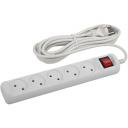 Удлинитель 5-и местный без заземления 5 метров ЭРА U-5s-5m-2x1