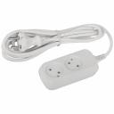 UDL-10-230 Удлинитель электрический ЭРА UDL-10-230 Greenline 2 розетки без заземления 3м ПВС 2x0.75мм2, цена за 1 шт