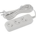 Удлинитель 3-х местный без заземления 5 метров ЭРА UDL-6-350