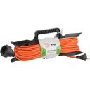 Удлинитель одноместный без заземления 30 метров на рамке ЭРА UFx-1-2x1.0-30m