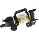 Удлинитель одноместный с заземлением 10 метров на рамке ЭРА UFx-1e-3x1,5-10m-IP44(KG)