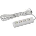 Удлинитель 4-х местный с заземлением 3 метра ЭРА UX-4e-3m