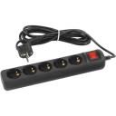 Удлинитель 5-и местный с заземлением 1,5 метра ЭРА UX-5es-1,5m-B