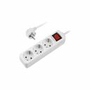 Универсальный электрический удлинитель, предназначенный для использования внутри помещенийКорпус из термоустойчивого, негорючего, ударопрочного пластика.Материал изоляции кабеля - ПВХ, устойчивый к нагреву, с двойной изоляцией.Внимание! Фото товара является условным, при выборе ориентируйтесь на технические характеристики.