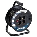Удлинитель Generica УК20 WKP20-16-04-20-G, 4 розетки, с/з, 10А / 2500 Вт 4 20 м 1.5 кв. мм 235 мм 175 мм 320 мм черный