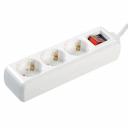 Удлинитель У03К 3 места с заземлением 1,5м 3х1мм2 16А/250 IEK, цена за 1 шт