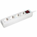 Удлинитель У04К 4 места с заземлением 3м 3х1мм2 16А/250 IEK, цена за 1 шт