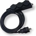 Силовой удлинитель с заземлением iTOK серии iCONNECT предназначен для подключения различных электрических приборов, электроинструментов и устройств на напряжение до 250 В и мощностью до 2200 Вт.Область применение: строительные площадки, на производстве различных промышленных предприятий, на дачных участках, квартирах, загородных домах, автосервисах, объектах социальной и транспортной инфраструктуры.Высокая степень защиты iP44 позволяет использовать силовой удлинитель с заземлением iTOK на улице и в помещениях с влажной средой. Температура эксплуатации от -60 до +50 С°.Силовой удлинитель с заземлением iTOK серии iCONNECT производится с применением передовых технологий производства электротехнической продукции самых высоких стандартов качества в строгом соответствии с ГОСТ IEC 60884-1. Вилка (стандарт Shuko) и колодка с защитной крышкой выполнены из каучука, что обеспечивает ударопрочность и возможность применения при минусовых температурах.Перед началом эксплуатации, во избежание перегрева кабеля, удлинитель необходимо полностью размотать.