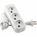 Трехместный сетевой удлинитель LUX У3-0, 7м, 4606400414612