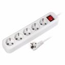 Удлинитель Smartbuy, 5 гнезд 3 м, 16А/3,5кВт с выкл. и заземлением ПВС 3х1,0 (SBE-16-5-03-ZS), цена за 1 шт