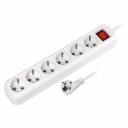 Удлинитель Smartbuy, 6 гнезд 7 м, 16А/3,5кВт с выкл. и заземлением ПВС 3х1,0 (SBE-16-6-07-ZS), цена за 1 шт