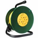 Силовые удлинители Удлинитель силовой на катушке 83199, 4 гнезда, с заземлением, "СОЮЗ" ПВС (3х1,5 мм) 3500 Вт, 30 м