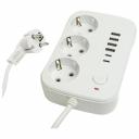 Надежный удлинитель Stekker станет отличным решением для увеличения количества постов на расстоянии. Основные характеристики: - безопасность: не горючий блок из полипропилена гарантирует защиту от перегрева и возгорания, - удобство: кнопка выключения питания позволяет легко отключать удлинитель, экономя электроэнергию и продлевая срок службы ваших устройств, - совместимость: подходит для зарядки различных устройств с разъемами Type A и Type C.