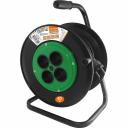 Народный силовой удлинитель Силовой удлинитель на катушке TDM ELECTRIC народный, 4 гнезда, ПВС, 1300 Вт, без заземления, 30м SQ1307-0502