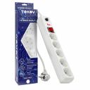 Удлинитель Сетевой фильтр Tokov Electric TKE-C01-SF5-3-ZV (защита от перенапряжения и перегрузок)