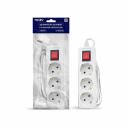 Удлинитель TOKOV ELECTRIC 3x3м с заземл. с выкл. 10а 3x0.75 TKE-C01-BU3-3-075-ZV