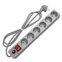 Удлинитель Сетевой фильтр UNIVersal 6х5м (сила тока 10 амп, напр. 220 В, нагрузка до 2.2 кВт)