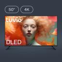 50” Телевизор Tuvio 4K ULTRA HD DLED Frameless на платформе YaOS, TD50UFBSV1, черный
