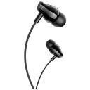 Проводные наушники BOROFONE BM61 Wanderer universal, Jack 3.5mm, 1.2 м, черный, с микрофоном