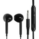 Наушники BYZ S870, проводные, вкладыши, микрофон, Jack 3.5 мм, кабель 1 м, чёрные