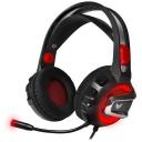 Проводные наушники CROWN MICRO CMGH-30, черный/красный