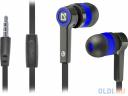 Гарнитура Defender Pulse-420 Black/blue 4-пин 3,5 мм jack, кабель-1,2м