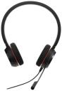 Гарнитура Jabra Evolve 20 MS Stereo, для контактных центров, накладные, черный [4999-82