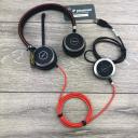 Jabra EVOLVE 40 MS Stereo , USB гарнитура с универсальным подключением , MS Lync