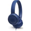 Наушники JBL Tune 500, 3.5 мм, накладные, синий [jblt500blu]