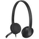 Logitech USB Headset H340, черный