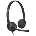 Гарнитура для ПК Logitech H340 черный 1.8м накладные оголовье (981-000475)