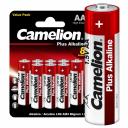 Camelion Plus Alkaline LR6 5+3 (LR6-BP5+3, пальчиковая батарейка АА 1.5В) (упак. 8 шт.), цена за 1 упак.