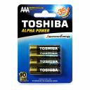 Алкалиновый элемент питания Toshiba LR03 ALPHA POWER 4456