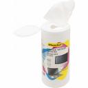 Набор влажных салфеток - идеальное решение для безупречной чистки всех типов экранов. В каждой упаковке вы найдете 100 влажных салфеток, специально разработанных для бережной и эффективной очистки смартфонов, планшетов, мониторов, телевизоров и других устройств. Они безопасны для использования на всех типах экранов и электроники, не оставляют разводов и царапин, обеспечивая безупречное качество изображения. Салфетки упакованы в удобную тубу, что делает их удобным и компактным решением для хранения и использования дома, в офисе или в путешествиях.