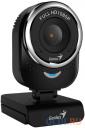 GENIUS QCam 6000, black, Full-HD 1080p webcam, universal clip, 360 degree swivel, USB, built-in microphone, rotation 360 degree, tilt 90 degree