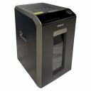 Компактный, эргономичный уничтожитель для офисного использования с мощным двигателем и АВТОПОДАЧЕЙ до 220 листов, оснащен понятной панелью управления с индикацией: перегрев, открытая крышка автоподачи, полная корзина. Аппарат подходит для офисов, где требуется регулярное и быстрое уничтожение больших объемов документов. Сочетает в себе удобство, высокую производительность и безопасность, делая процесс утилизации бумаги максимально эффективным. Уничтожаемые материалы: Бумага Скобы Пластиковые карты Тип: Офисные Количество пользователей: 1-3 Тип резки: Перекрестный Размер частицы, мм: 3,8х10 Уровень секретности по DIN 66399: P-4 Количество уничтожаемых листов 70 г/м: 16 Количество уничтожаемых листов 80 г/м: 14 Количество уничтожаемых листов 70 г/м в режиме автоподачи: 220 Количество уничтожаемых листов 80 г/м в режиме автоподачи: 200 Емкость корзины, л: 40 Ширина входа, мм: 220 Мощность, Вт: 300 Уровень шума, Дб: 58 Реверс: Да Автореверс: Да Автоподатчик: Да Цикл работы: 60 минут непрерывной работы / 30 минут отдыха Остановка при полной корзине: Да Защита от перегрева: Да Индикатор полной корзины: Да Индикатор перегрева и перегрузки: Да Индикатор открытой корзины: Да Индикатор открытой крышки автоподачи: Да Система энергосбережения: Да Ролики для передвижения: Да Высота, мм: 545 Ширина, мм: 350 Глубина, мм: 480