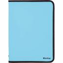 Папка на молнии BERLINGO Instinct А4, 500 мкм, аквамарин ANm_04012