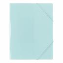 Папка Expert Complete на резинке A4, 600 мкм, 35 мм, диагональ, бирюзовый уп. 5 шт. 605699