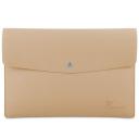 Папка для бумаг FLEXPOCKET Папка - конверт формата А5 с одной кнопкой из экокожи