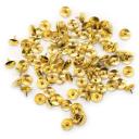 Кнопки золотистые, 12 мм/ 100 шт. в пластиковом боксе, Lamark
