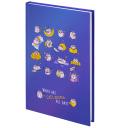 BRAUBERG Блокнот А5, твёрдый, клетка KIDS, Радужные котики