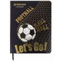 Дневник 1-4 класс 48л, обложка кожзам (гибкая), печать, фольга, юнландия, Football, 106159