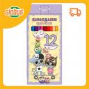 Карандаши цветные шестигранные Hatber VK Друзья-мультяшки